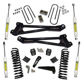 Superlift® - 4" x 2" Radius Arm Front and Rear Suspension Lift Kit