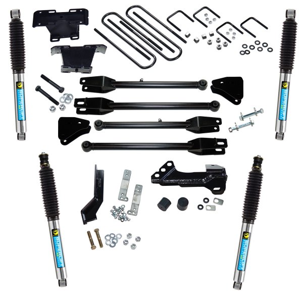 Superlift® - 4-Link Front and Rear Suspension Lift Kit