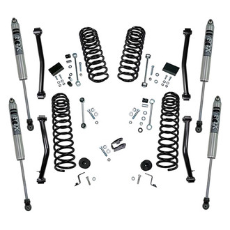 Superlift® - 4" x 3.5" Dual Rate Coil Front and Rear Suspension Lift Kit