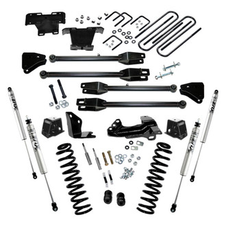 Superlift® - 4" x 2.5" 4-Link Front and Rear Suspension Lift Kit