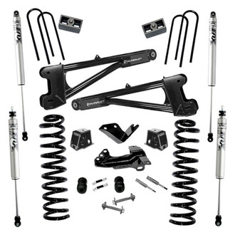 Superlift® - 4" x 2.5" Radius Arm Front and Rear Suspension Lift Kit