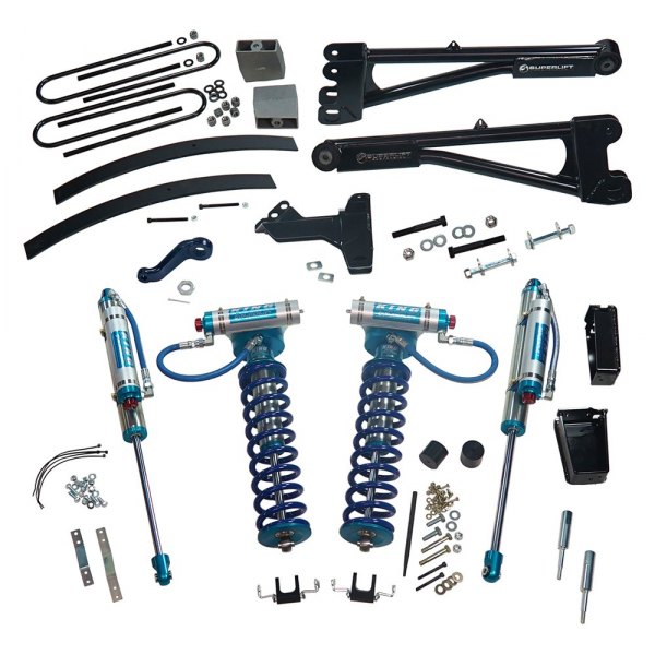 Superlift® K979KG 8" x 5" Radius Arm Front and Rear Suspension Lift Kit