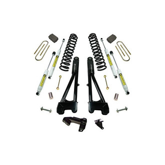 Superlift® - 4" x 2.5" Radius Arm Front and Rear Suspension Lift Kit