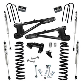 Superlift® - 4" x 2.5" Radius Arm Front and Rear Suspension Lift Kit