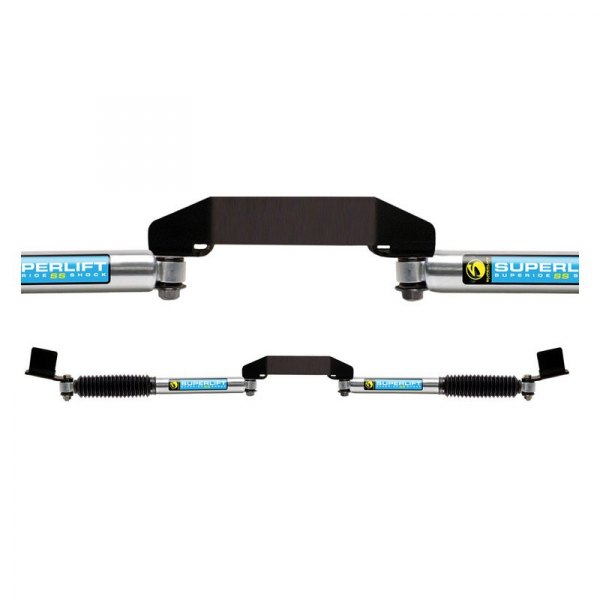 Superlift® - Superide™ Hydraulic Dual Steering Stabilizer Complete Kit