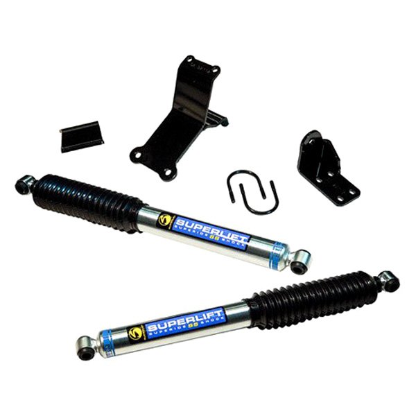 Superlift® - Superide SS™ Dual Steering Stabilizer Complete Kit
