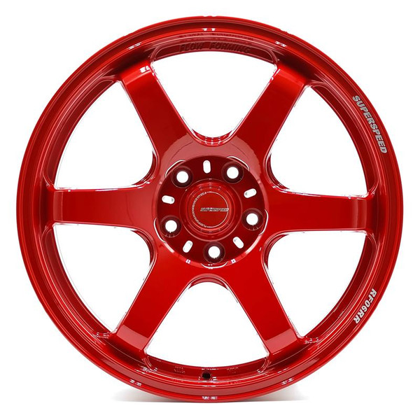 SUPERSPEED® RF06RR Wheels - Hyper Red Rims