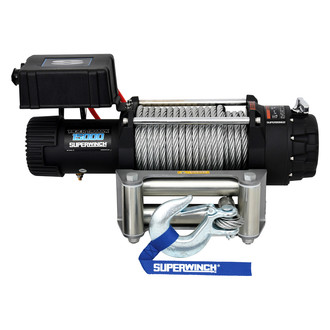 Superwinch® - 15,000 lbs Tiger Shark Series Electric Winch with Steel Cable
