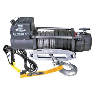 Superwinch® - 9,500 lbs Tiger Shark Series Electric Winch with Synthetic Rope