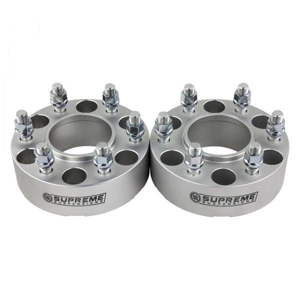 Supreme Suspensions® - Pro Billet Silver Wheel Spacer Set