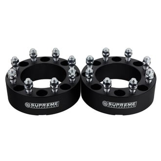 Supreme Suspensions® - Pro Billet Black Wheel Spacer Set