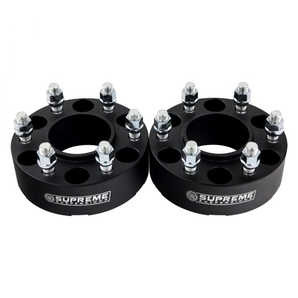 Supreme Suspensions® - Pro Billet Black Wheel Spacer Set