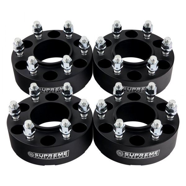 Supreme Suspensions® - Pro Billet Black Wheel Spacer Set