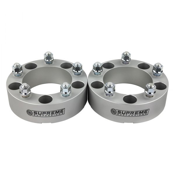 Supreme Suspensions® - Pro Billet Silver Wheel Spacer Set