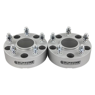Supreme Suspensions® - Pro Billet Silver Wheel Spacer Set