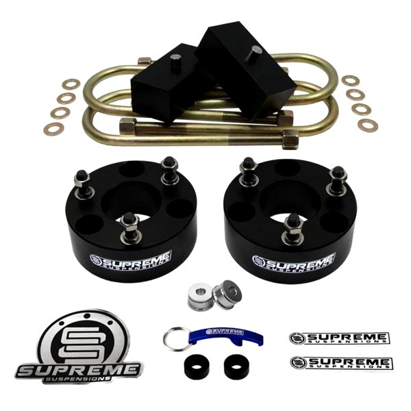 Supreme Suspensions® - Pro Billet Series Front and Rear Suspension Lift Kit