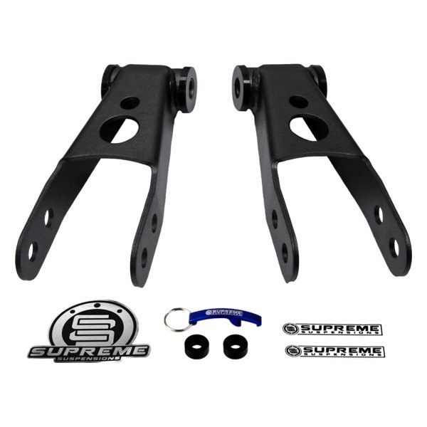 Supreme Suspensions® - Pro Billet Series Solid Rear Lifted Block Kit