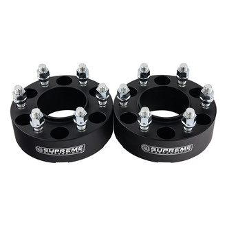 Supreme Suspensions® - Pro Billet Black Wheel Spacer Set