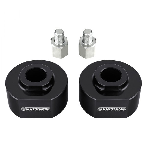 Supreme Suspensions® - Pro Front Leveling Coil Spring Spacers with 5/8" Stud Extenders