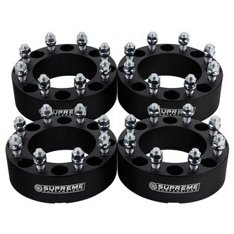 Supreme Suspensions® - Pro Billet Black Wheel Adapter Set