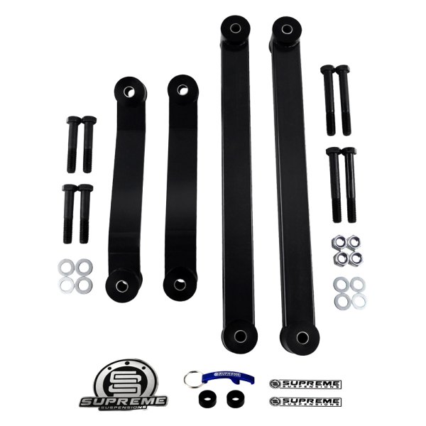 Supreme Suspensions® - Rear Rear Upper and Lower Upper and Lower Adjustable Control Arm Kit