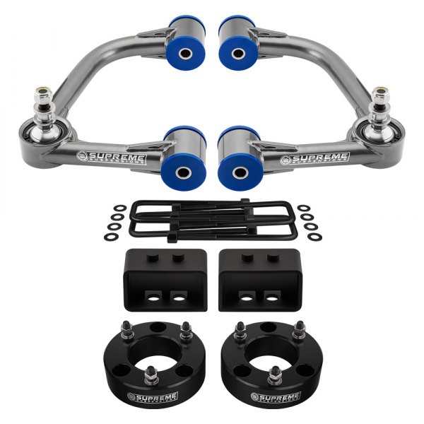 Supreme Suspensions® - Mid Travel Front and Rear Suspension Lift Kit