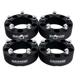 Supreme Suspensions® - Pro Billet Black Wheel Spacer Set