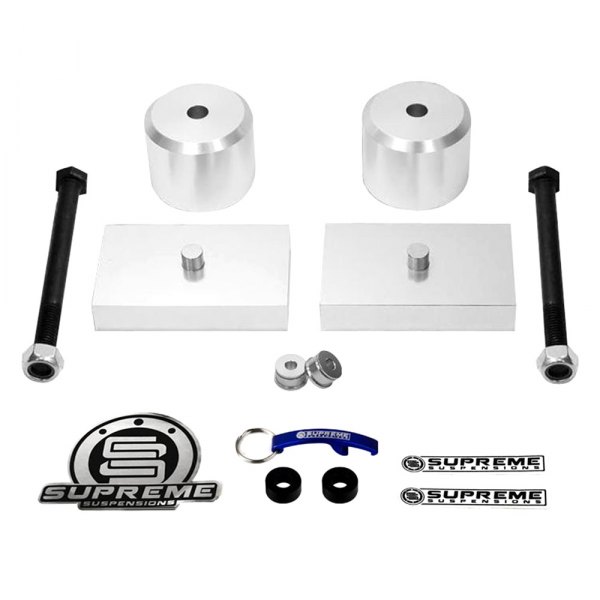 Supreme Suspensions® - Pro Billet Series Front and Rear Suspension Lift Kit