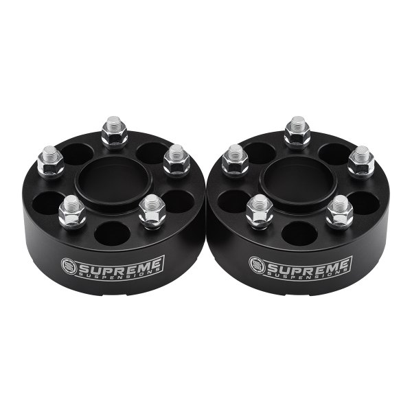 Supreme Suspensions® - Pro Billet Black Wheel Spacer Set