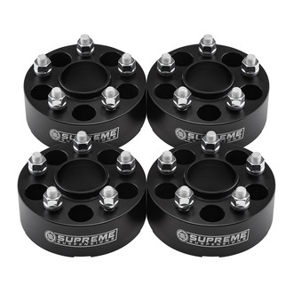 Supreme Suspensions® - Pro Billet Black Wheel Spacer Set