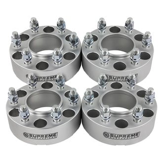 Supreme Suspensions® - Pro Billet Silver Wheel Spacer Set