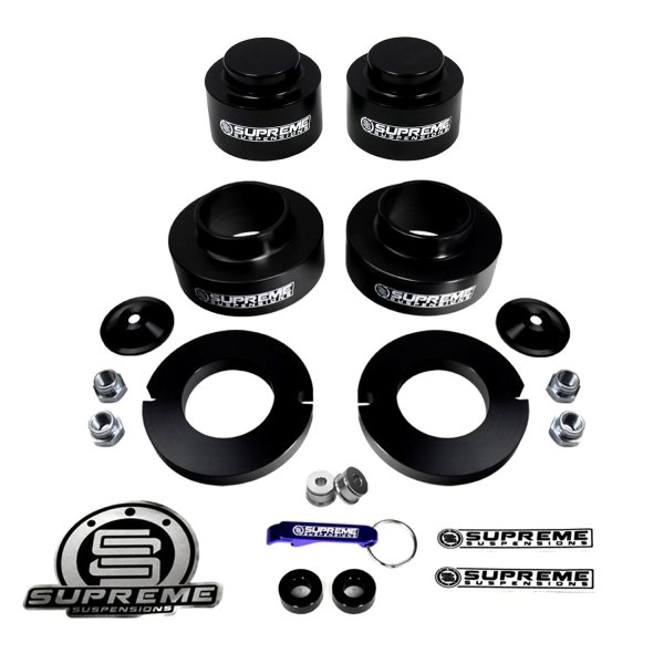 Supreme Suspensions® GMEN02FK3020 3" x 2" Pro Billet Series Front and Rear Suspension Lift Kit