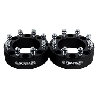 Supreme Suspensions® - Pro Billet Black Wheel Spacer Set
