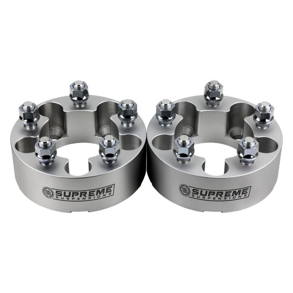 Supreme Suspensions® - Pro Billet Silver Wheel Spacer Set