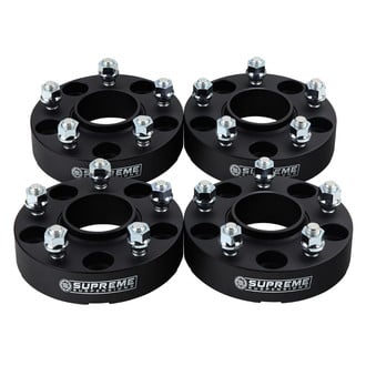Supreme Suspensions® - Pro Billet Black Wheel Spacer Set