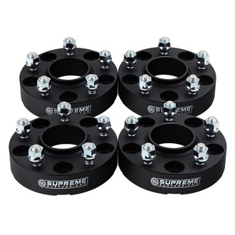Supreme Suspensions® - Pro Billet Black Wheel Adapter Set
