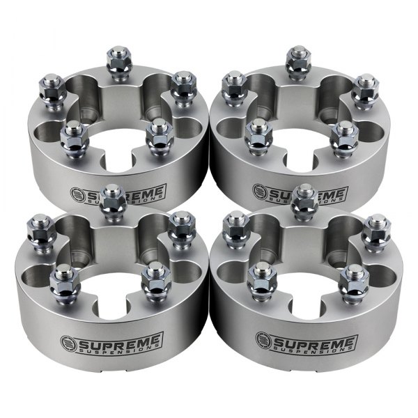 Supreme Suspensions® - Pro Billet Silver Wheel Spacer Set