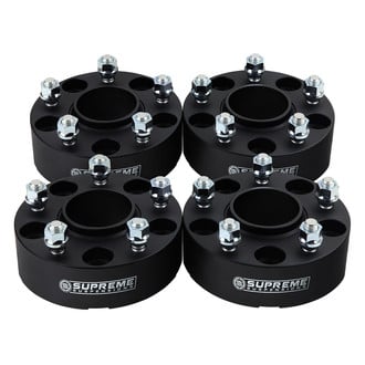 Supreme Suspensions® - Pro Billet Black Wheel Spacer Set