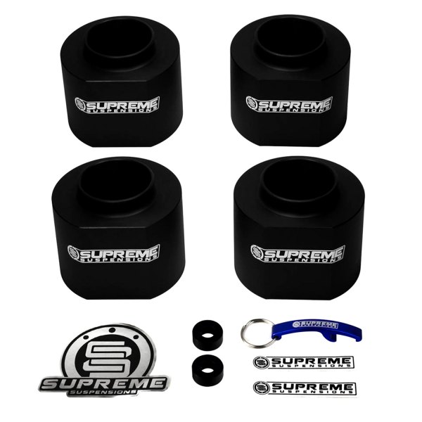Supreme Suspensions® JEWR97FK2020 2" x 2" Pro Series Front and Rear Complete Lift Kit