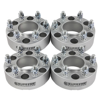 Supreme Suspensions® - Pro Billet Silver Wheel Spacer Set