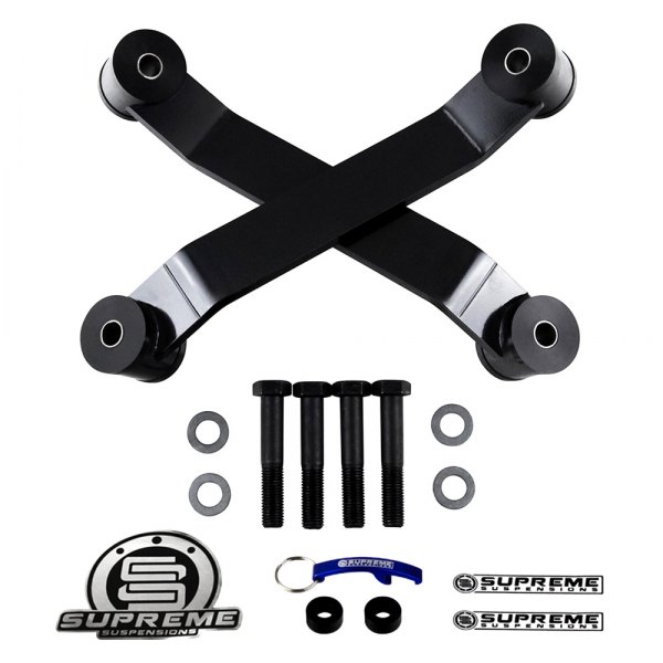 Supreme Suspensions® LINV97UPRARM Rear Upper Adjustable Control Arm Kit