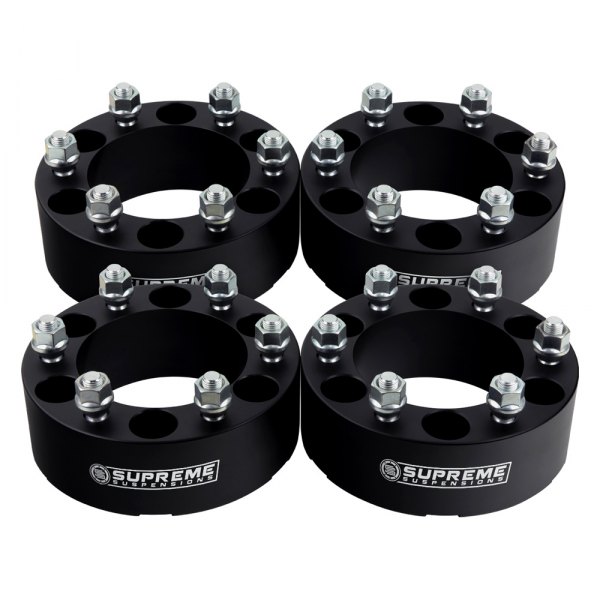 Supreme Suspensions® - Pro Billet Black Wheel Spacer Set