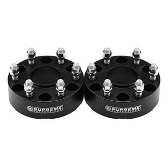 Supreme Suspensions® - Pro Billet Black Wheel Spacer Set