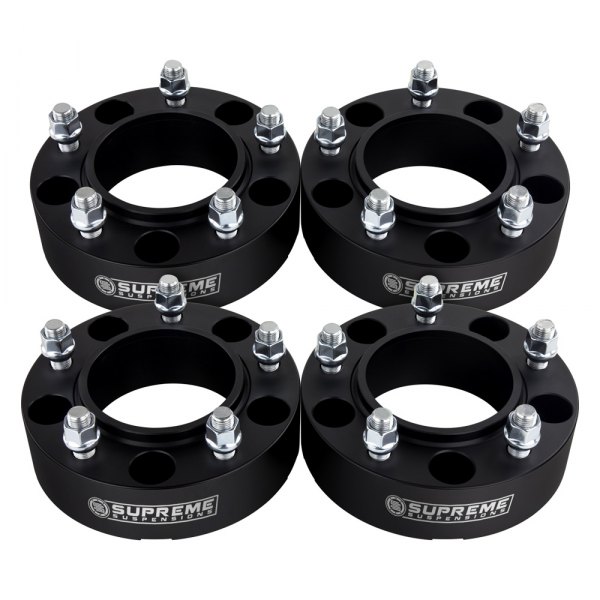 Supreme Suspensions® - Pro Billet Black Wheel Spacer Set