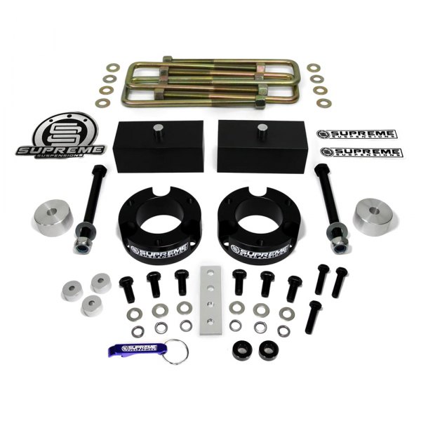 Supreme Suspensions® - Pro Billet Series Front and Rear Suspension Lift Kit