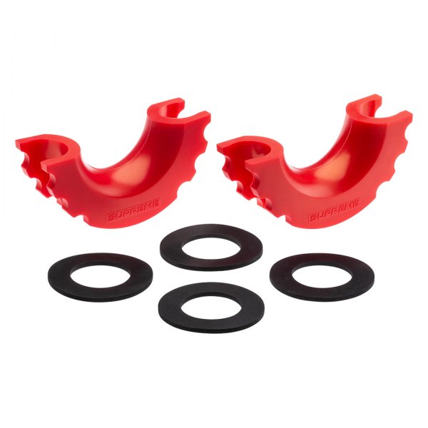 Supreme Suspensions® - Red D-Ring Shackle Isolator Kit