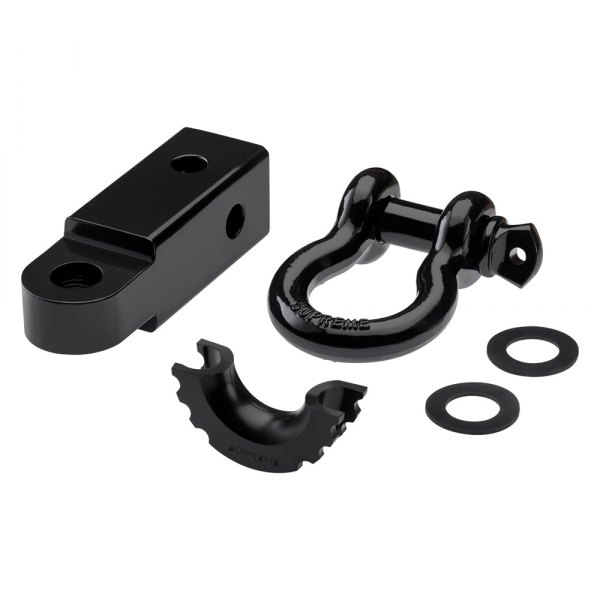 Supreme Suspensions® - 3/4" D-Ring Shackle with Hitch Reciever Combo Kit