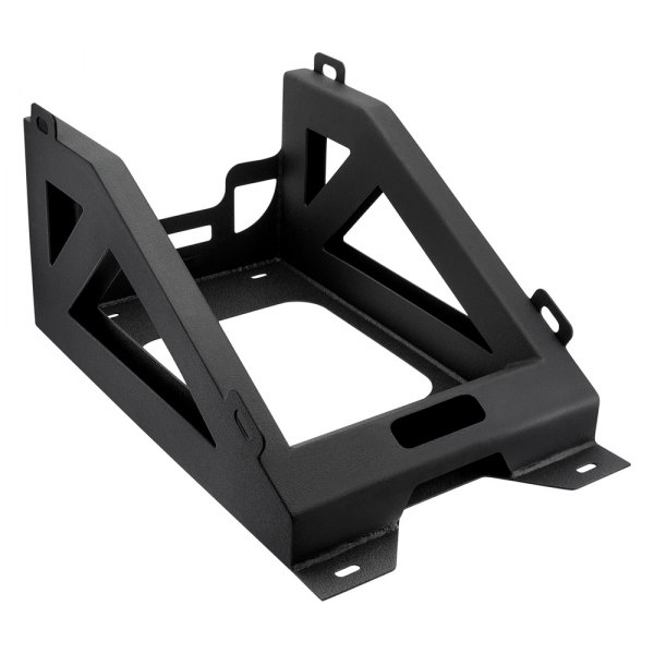 Supreme Suspensions® - Black Powder Coated Bed Mounted Tire Carrier