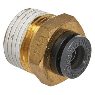 SUR&R® - Air Brake Straight Male Connector Fittings