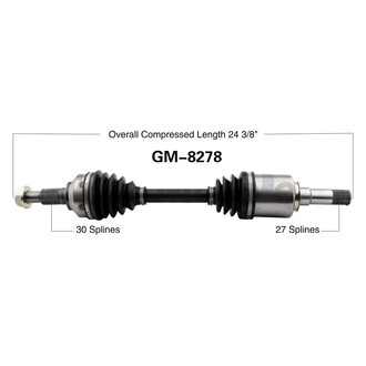 SurTrack® - Front Driver Side CV Axle Shaft